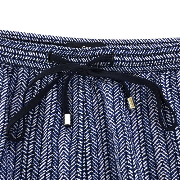 GAP Sunkissed Printed Shorts Women's Small Tie-Front Blue Print Viscose Summer - Picture 2 of 10